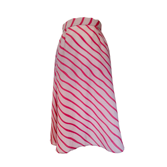 Arya Striped A-Line Skirt
