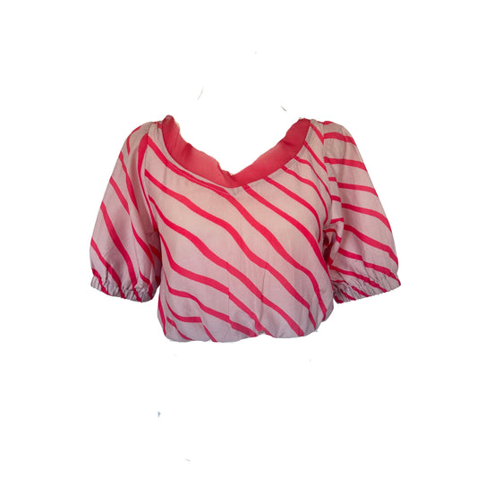 Arya Striped Crop Top