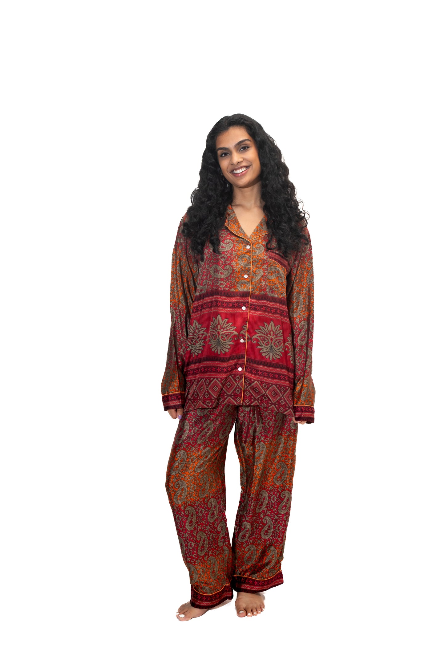 Upcycled Sari Loungewear Sets-XS/S