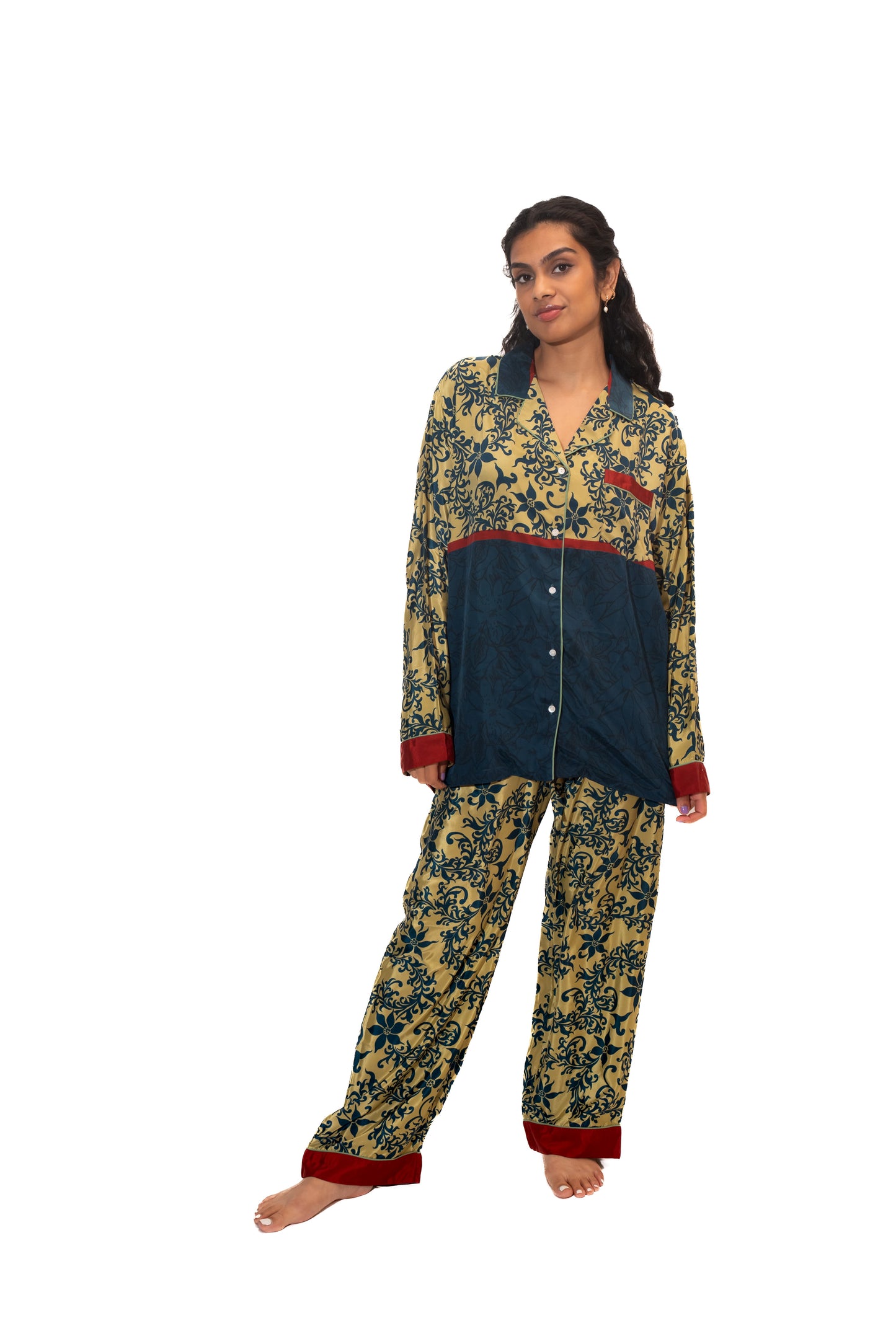 Upcycled Sari Loungewear Sets-XS/S