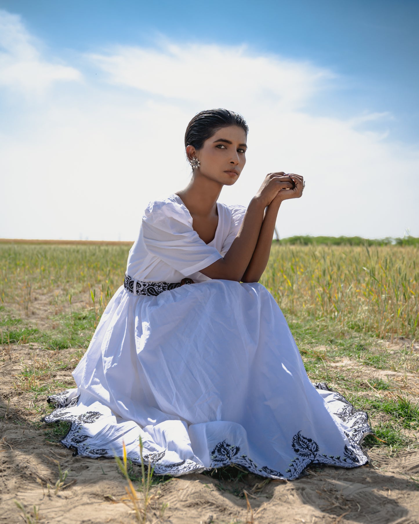 Sahra Embroidered Maxi Dress
