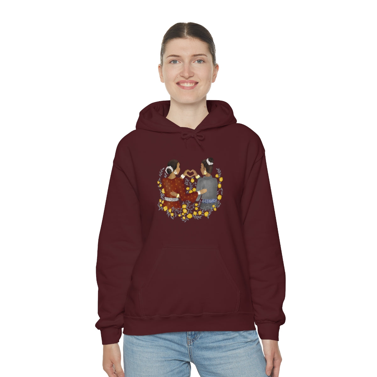 Aikya Adult Unisex Hooded Sweatshirt