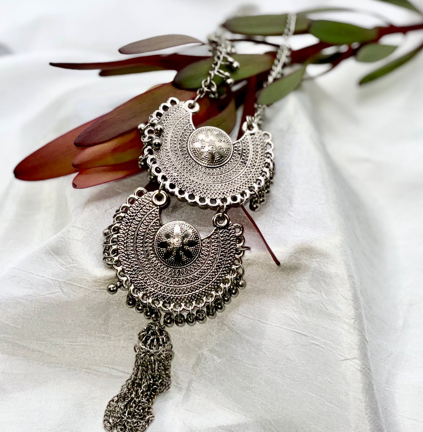 Kiara Oxidized Necklace