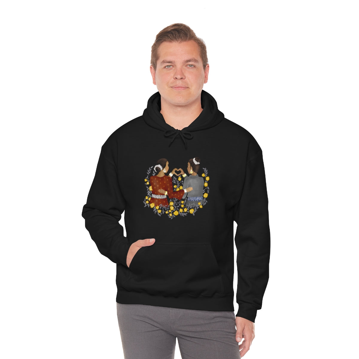 Aikya Adult Unisex Hooded Sweatshirt