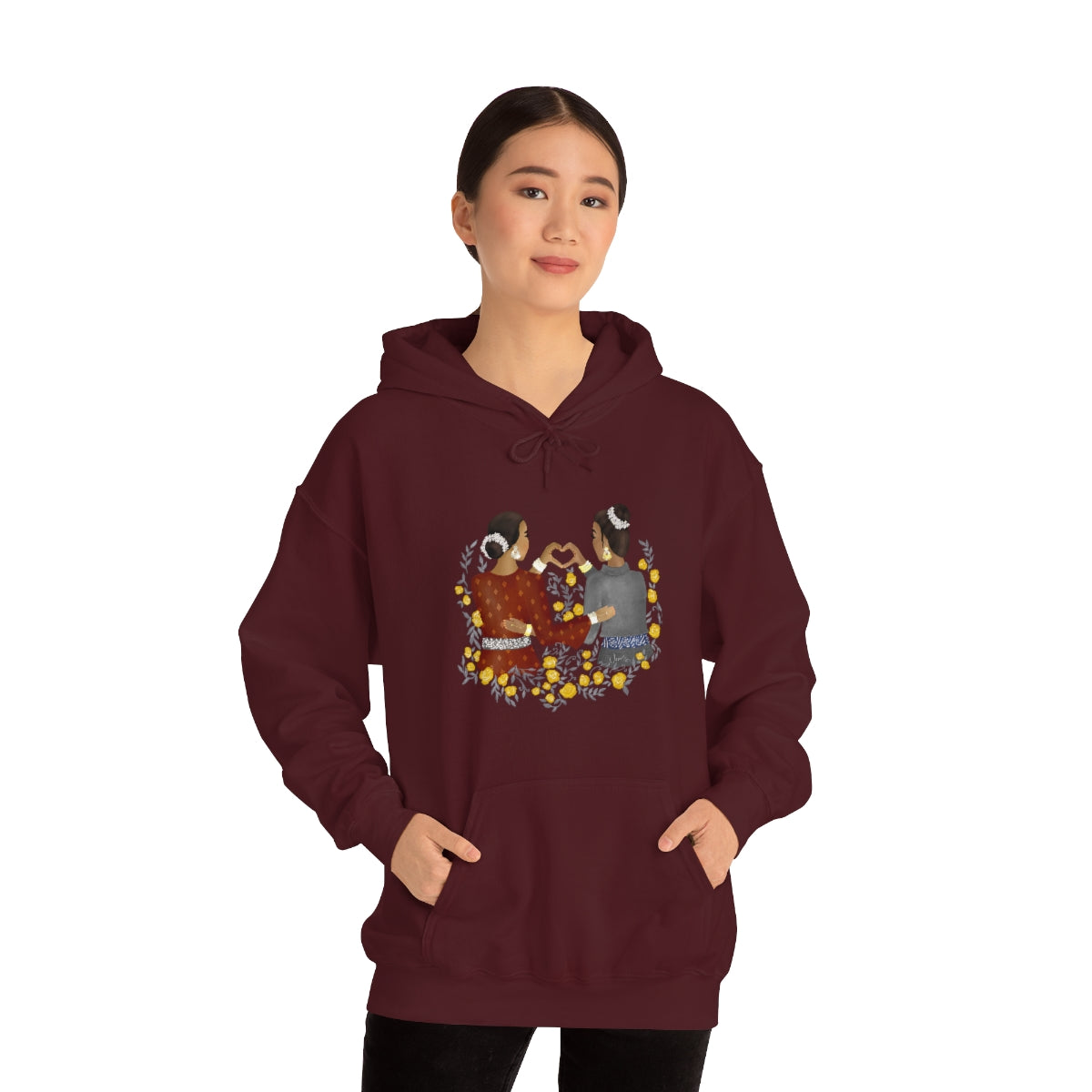 Aikya Adult Unisex Hooded Sweatshirt
