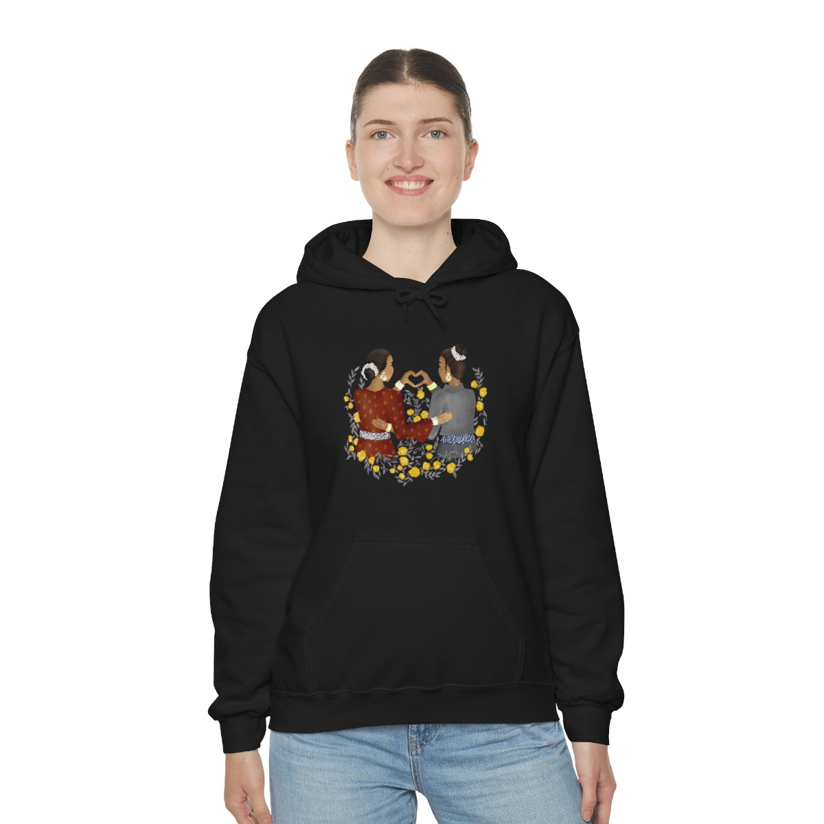 Aikya Adult Unisex Hooded Sweatshirt