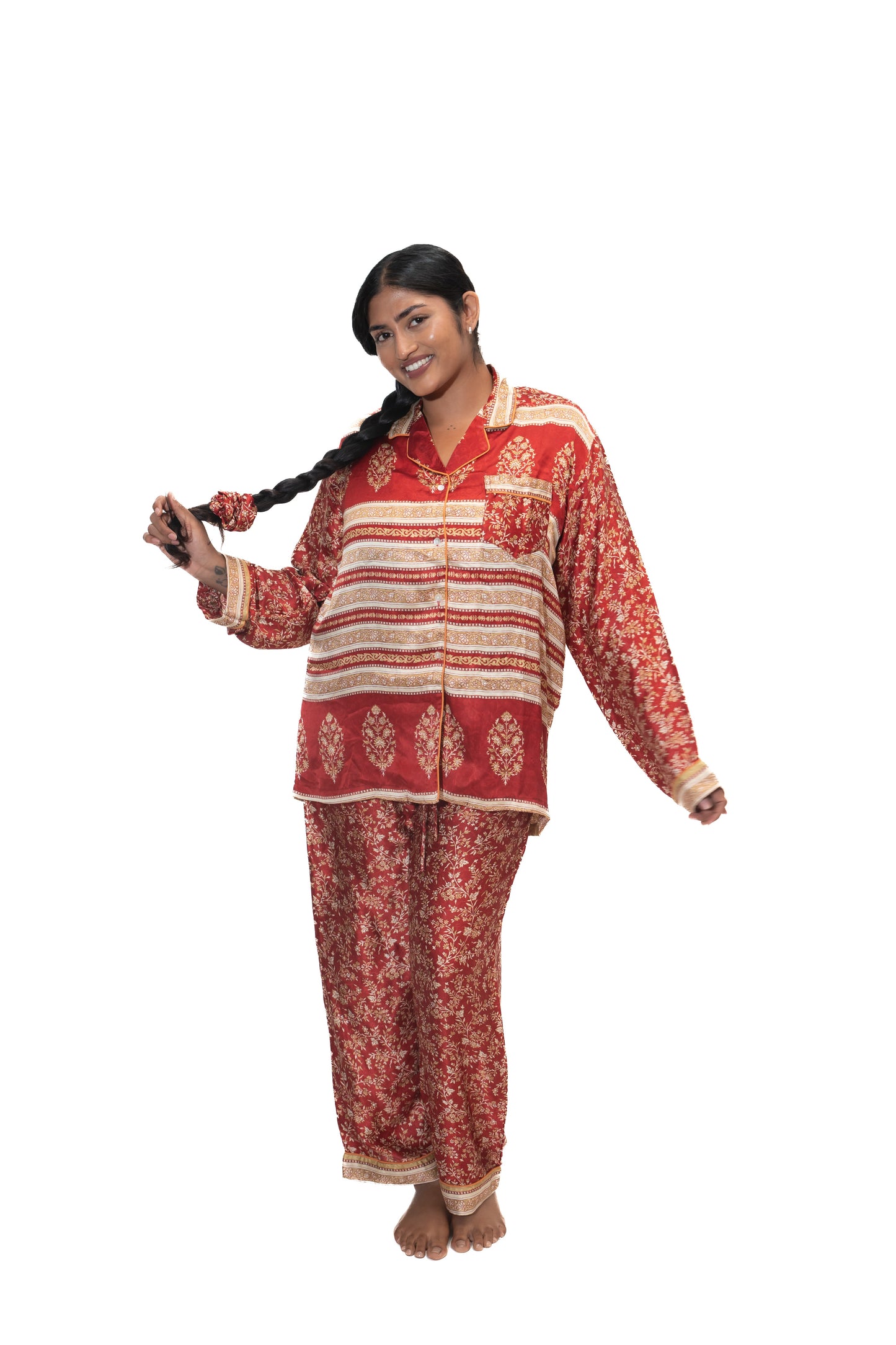 Upcycled Sari Loungewear Sets-M/L