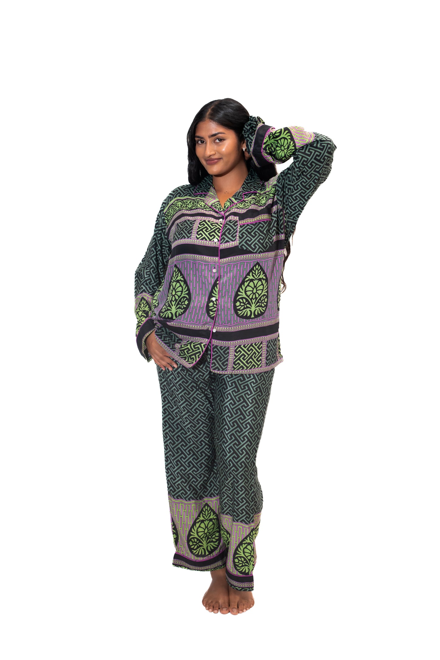 Upcycled Sari Loungewear Sets-M/L