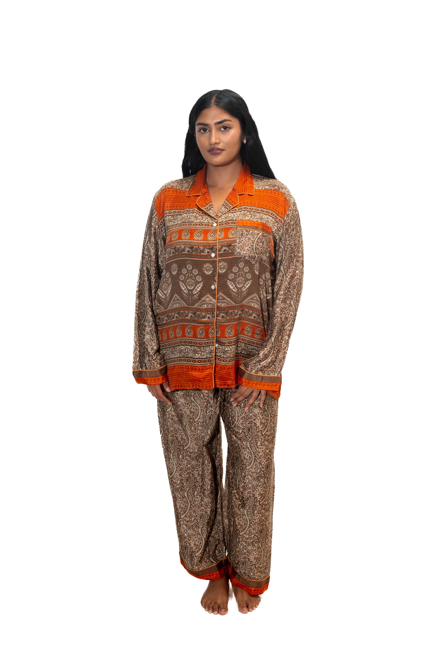 Upcycled Sari Loungewear Sets-M/L