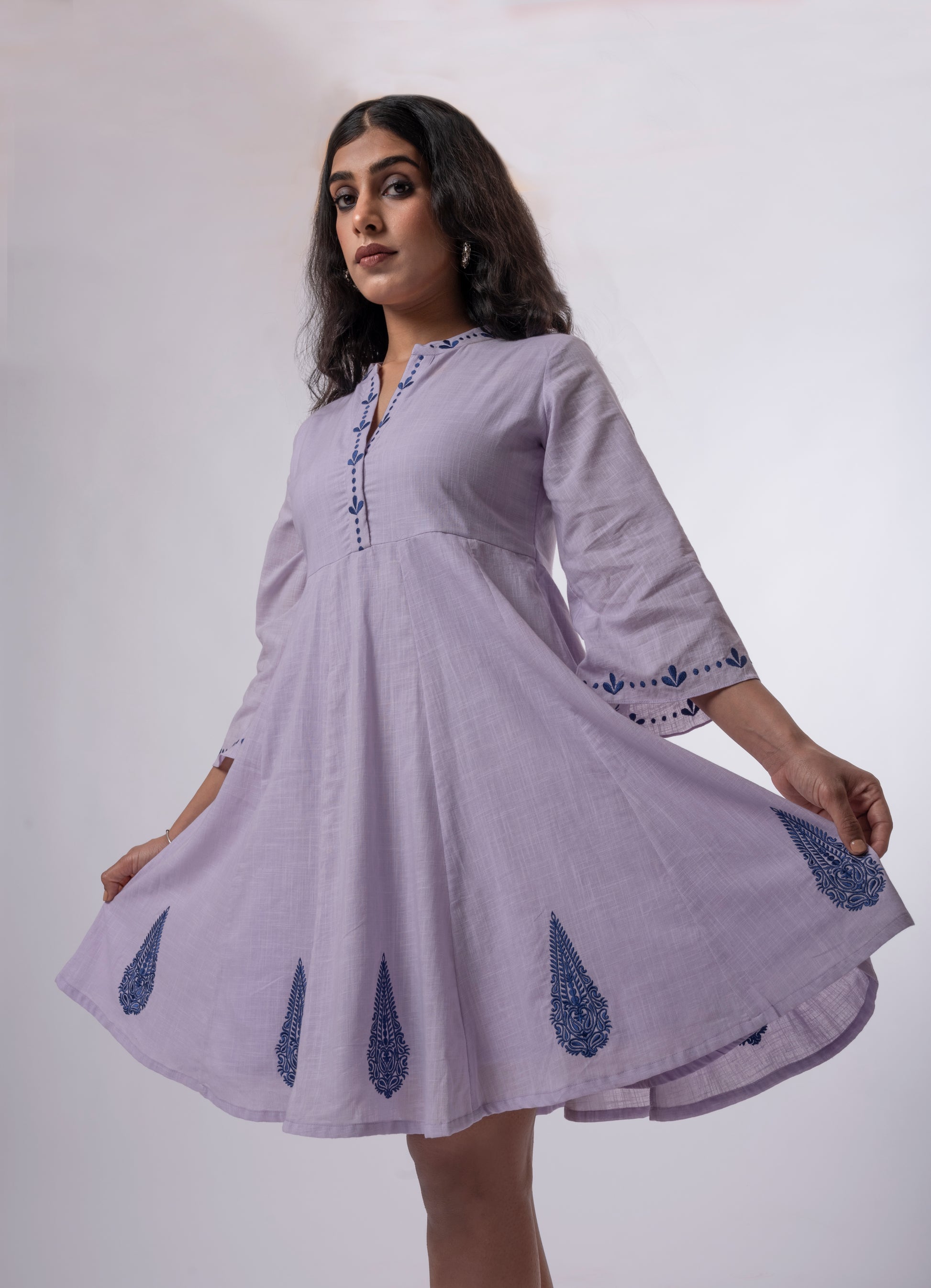 Manjari Tunic Embroidered Dress Large Manjari Tunic Embroidered Dress Large