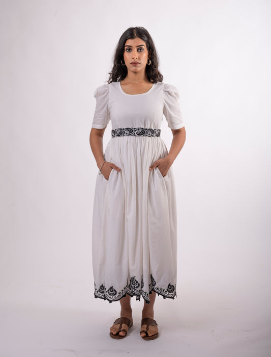 Sahra Embroidered Maxi Dress