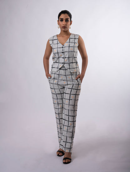 Priya Checkered Pants