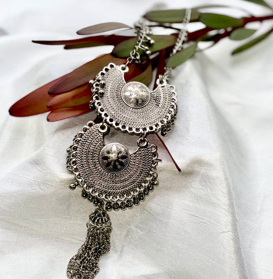 Kiara Oxidized Necklace